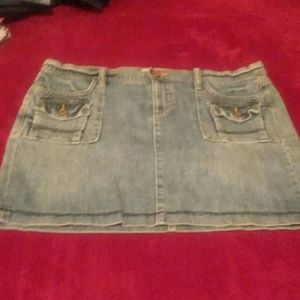 AUTHENTIC OLD NAVY DENIM SKIRT,SIZE 16